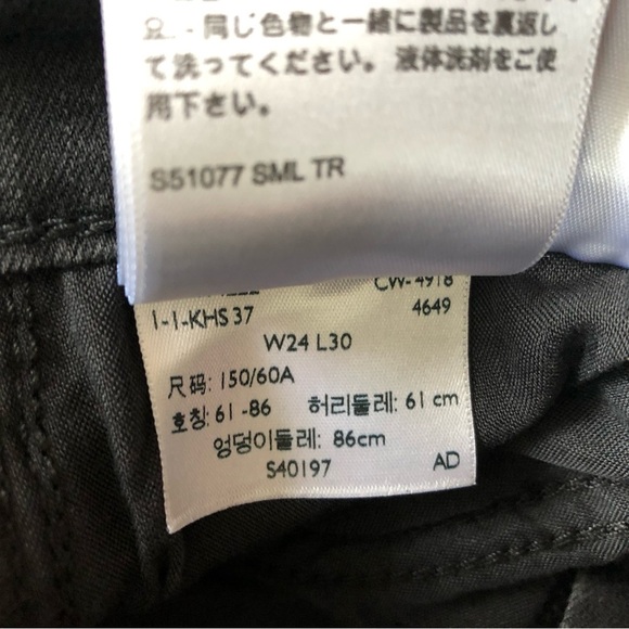 Levi’s Mile High Super Skinny Black Jeans Women’s Size 24 - Picture 13 of 14